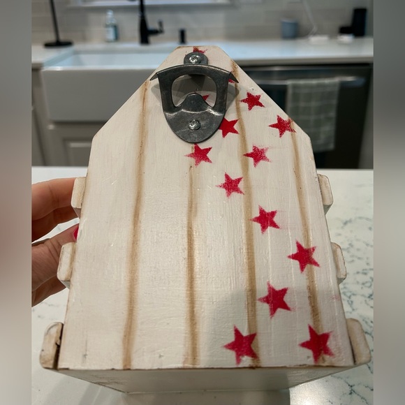 NEW Handcrafted Bottle Opener Wooden Box for Drinks - Picture 7 of 9